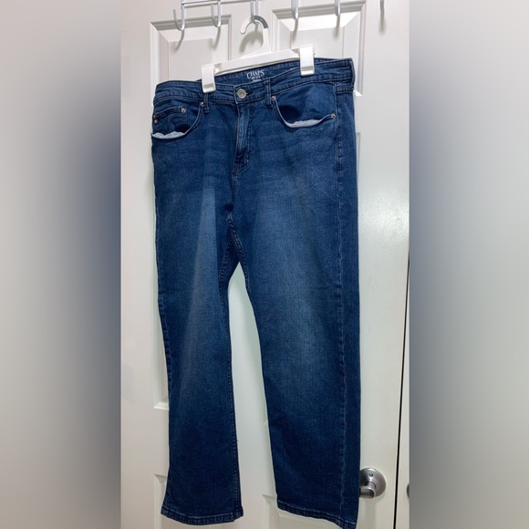 Chaps Men’s Straight Fit Stretch Denim Jeans 36x29 - Picture 2 of 7